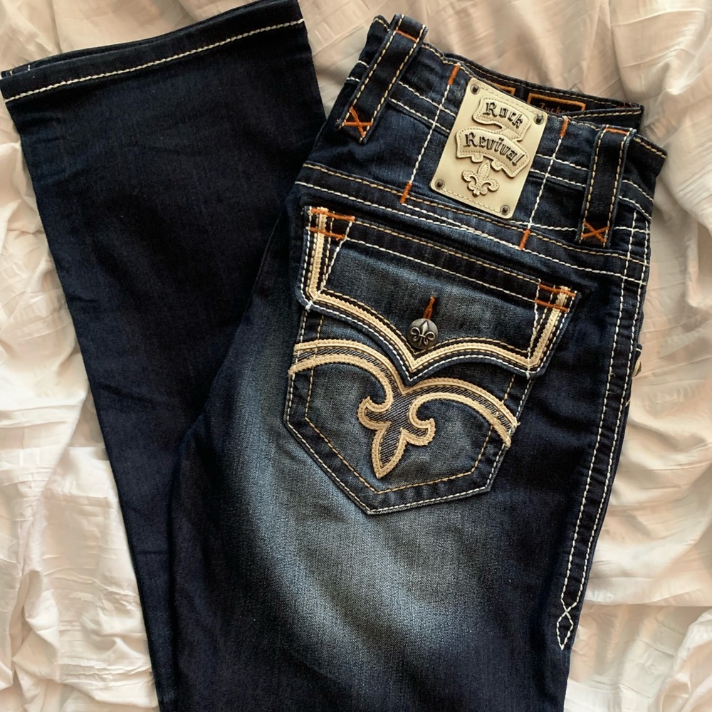 ROCK REVIVAL Men’s Jeans “Tucker” Straight Size 32